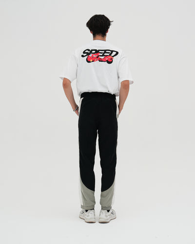 Cyber Punk Track Pants / Black / Grey / White