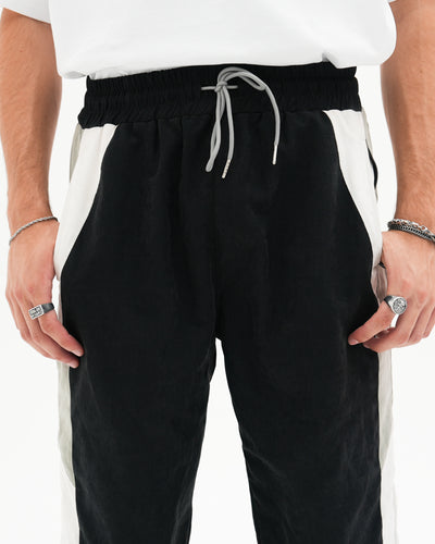 Cyber Punk Track Pants / Black / Grey / White