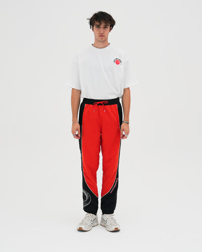 NeoTokyo Track Pants / Red / Black