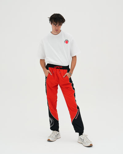 NeoTokyo Track Pants / Red / Black