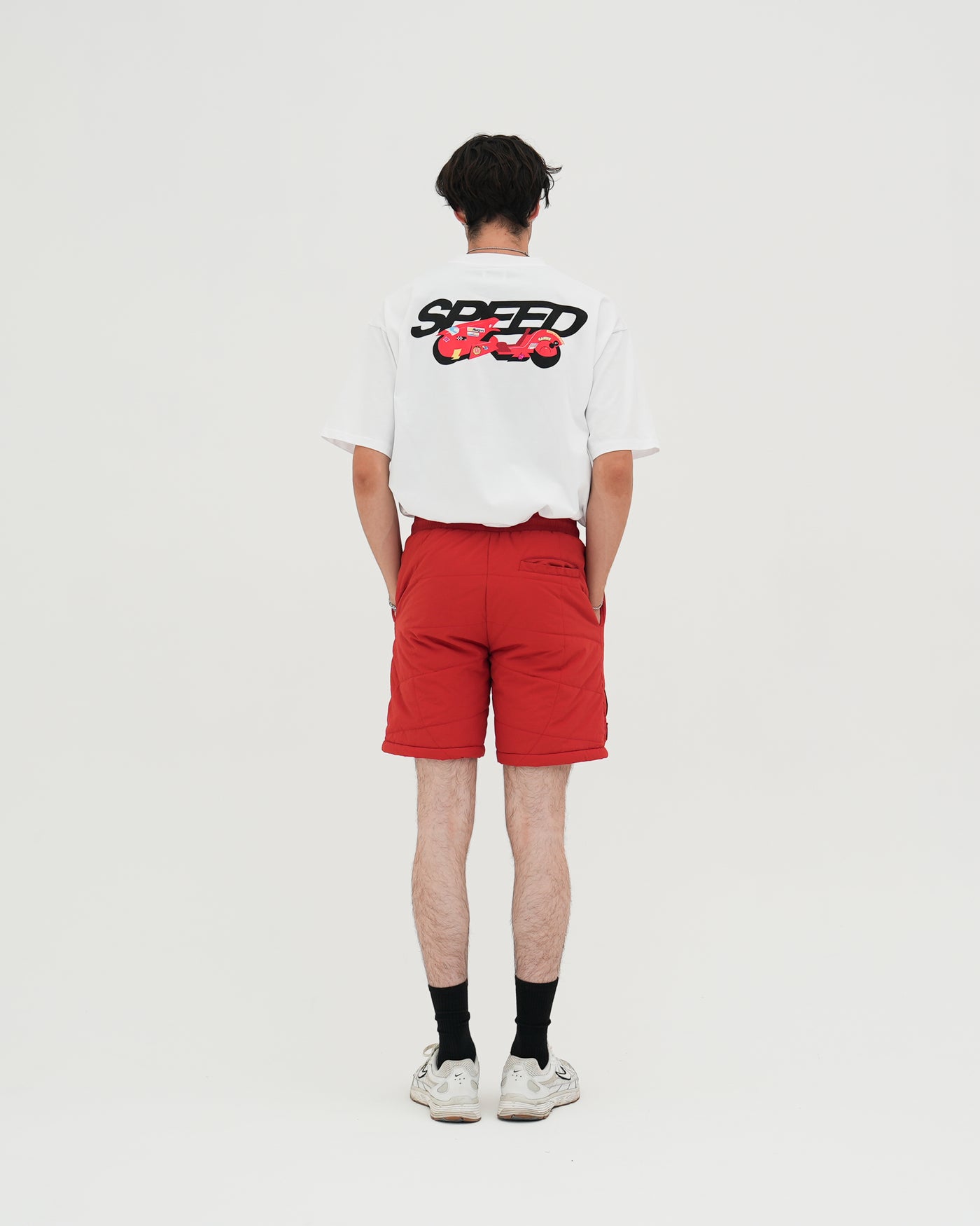 Puffed Accelerate Shorts / Red