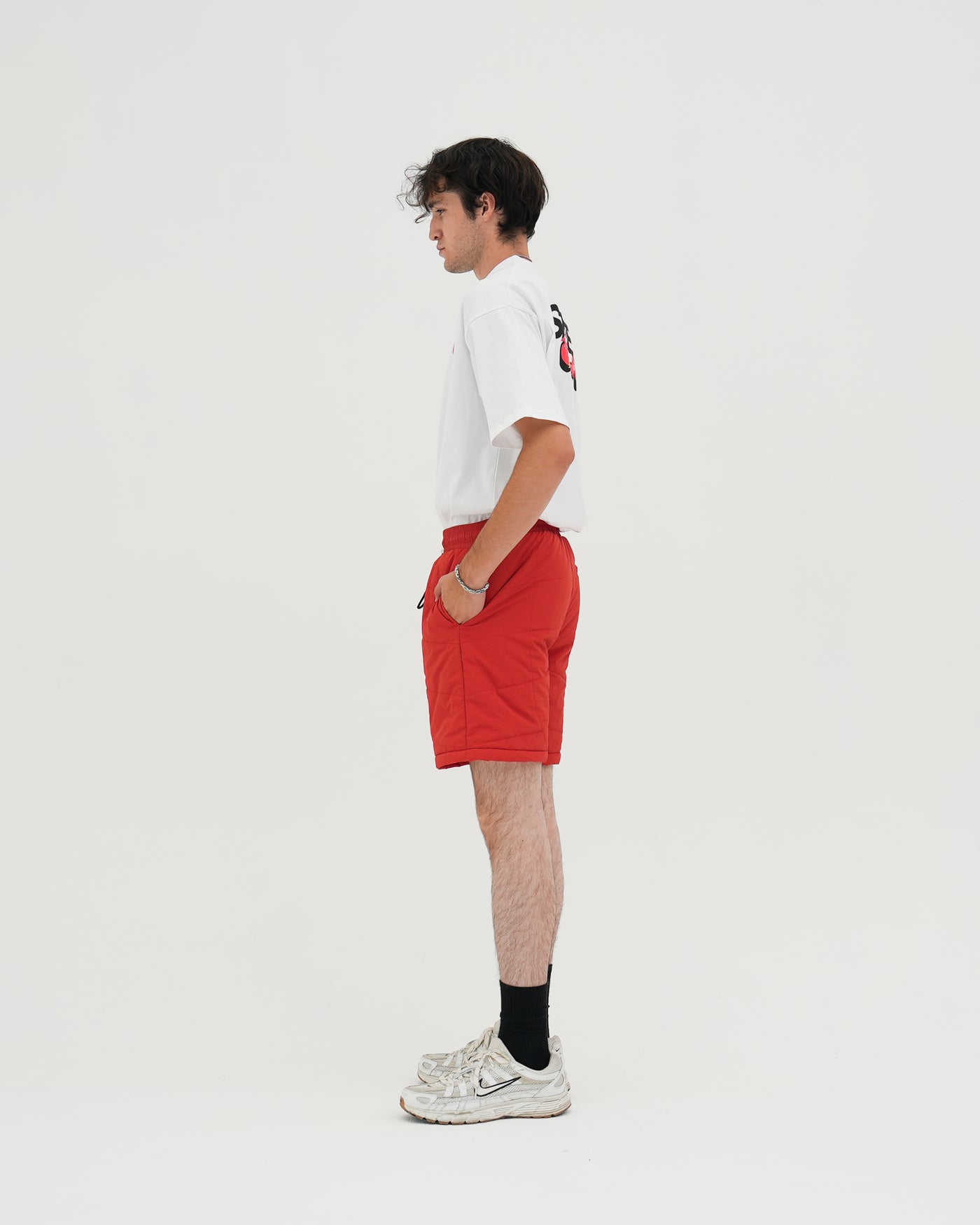 Puffed Accelerate Shorts / Red