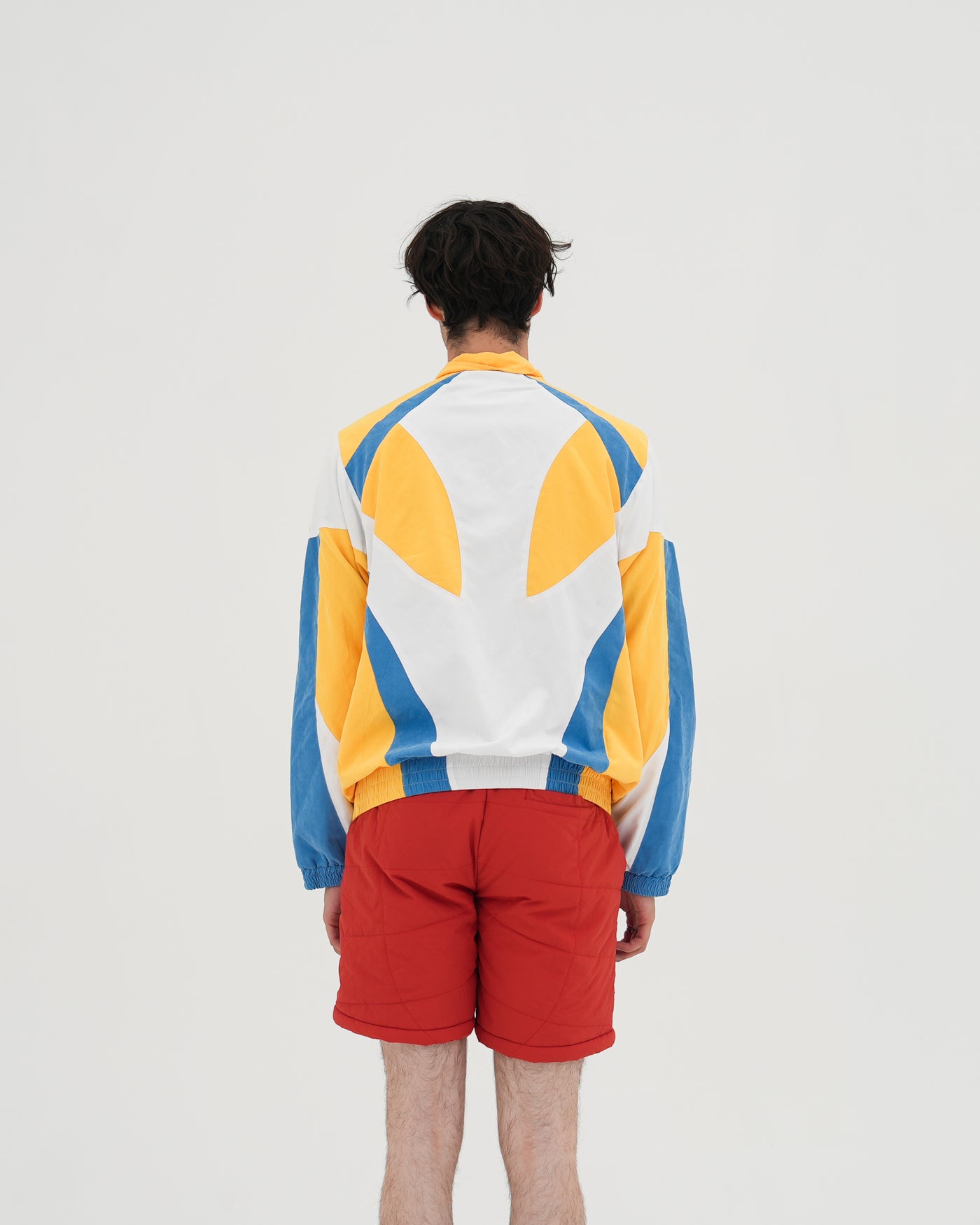 Cyber Punk Track Jacket / Yellow / Blue / White