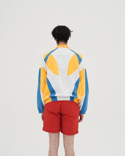 Cyber Punk Track Jacket / Yellow / Blue / White