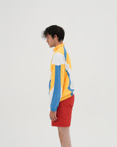 Cyber Punk Track Jacket / Yellow / Blue / White