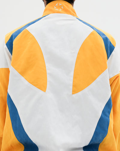 Cyber Punk Track Jacket / Yellow / Blue / White