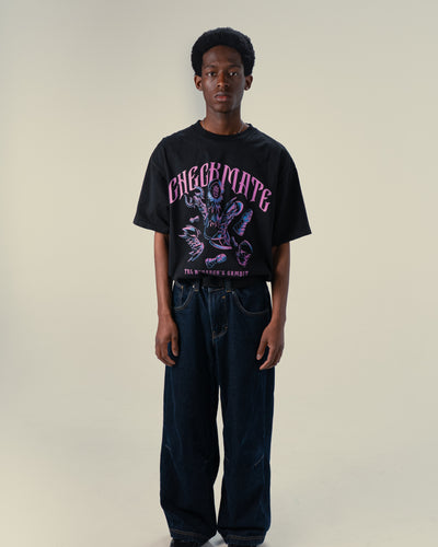 Monarch's Gambit - Checkmate Tee / Black