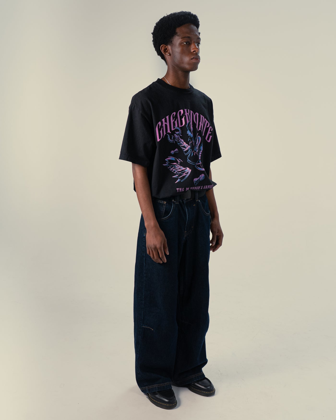 Monarch's Gambit - Checkmate Tee / Black