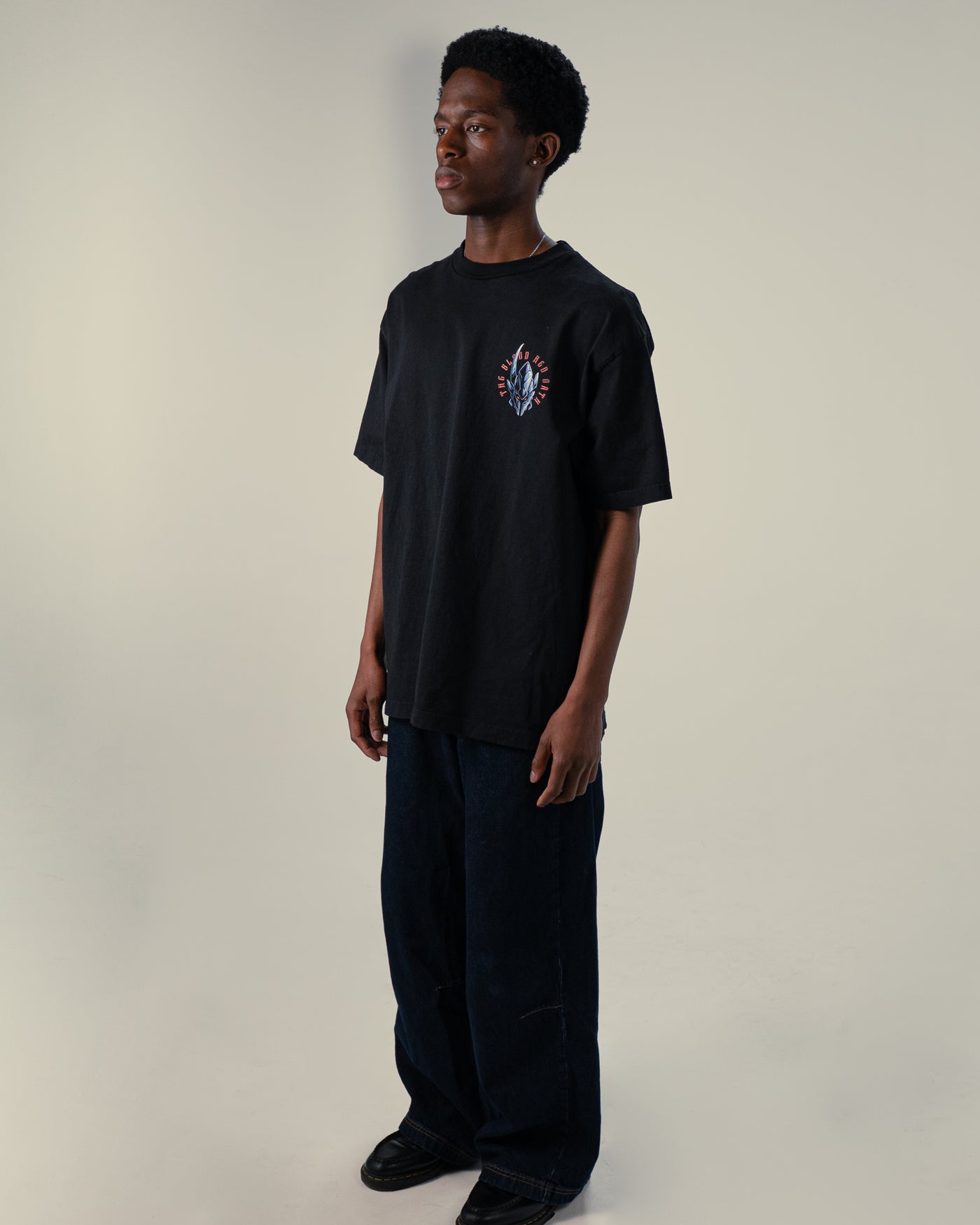 Blood-Red Commander Tee / Black