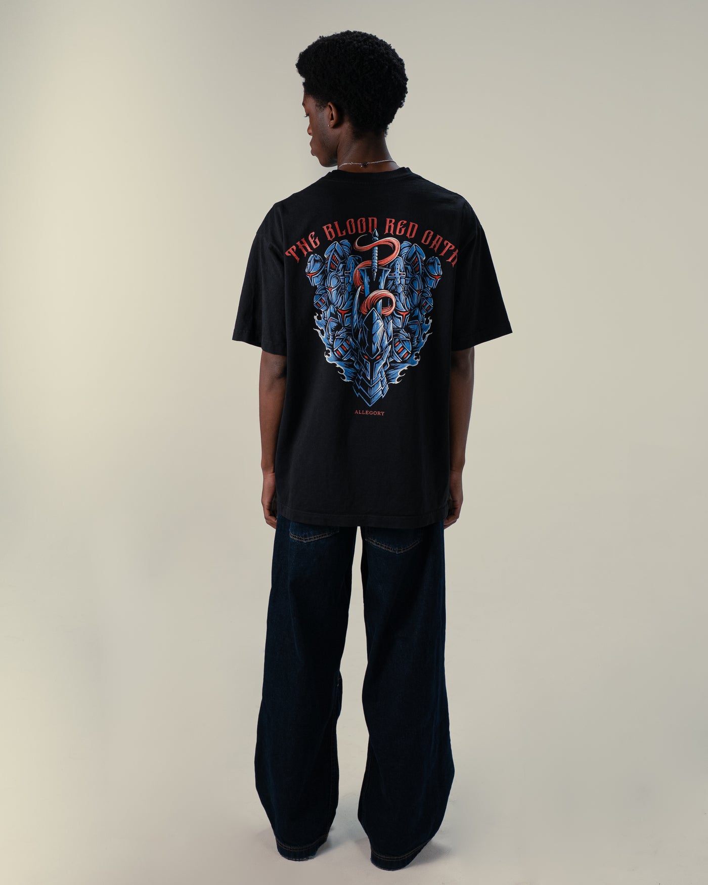 Blood-Red Commander Tee / Black