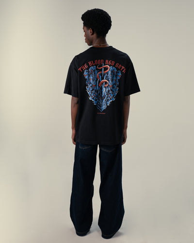 Blood-Red Commander Tee / Black