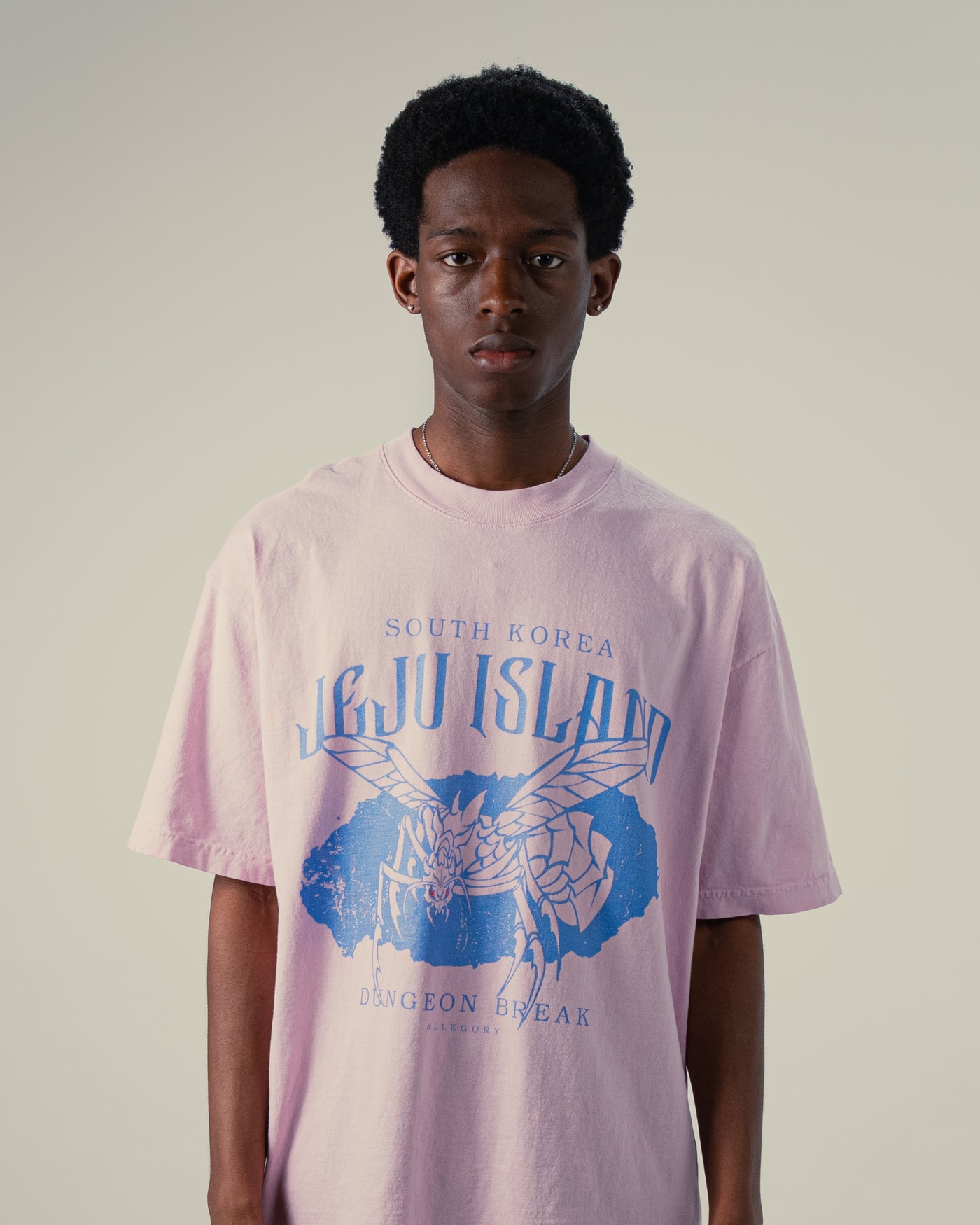 Jeju Island Tee / Vacation Pink