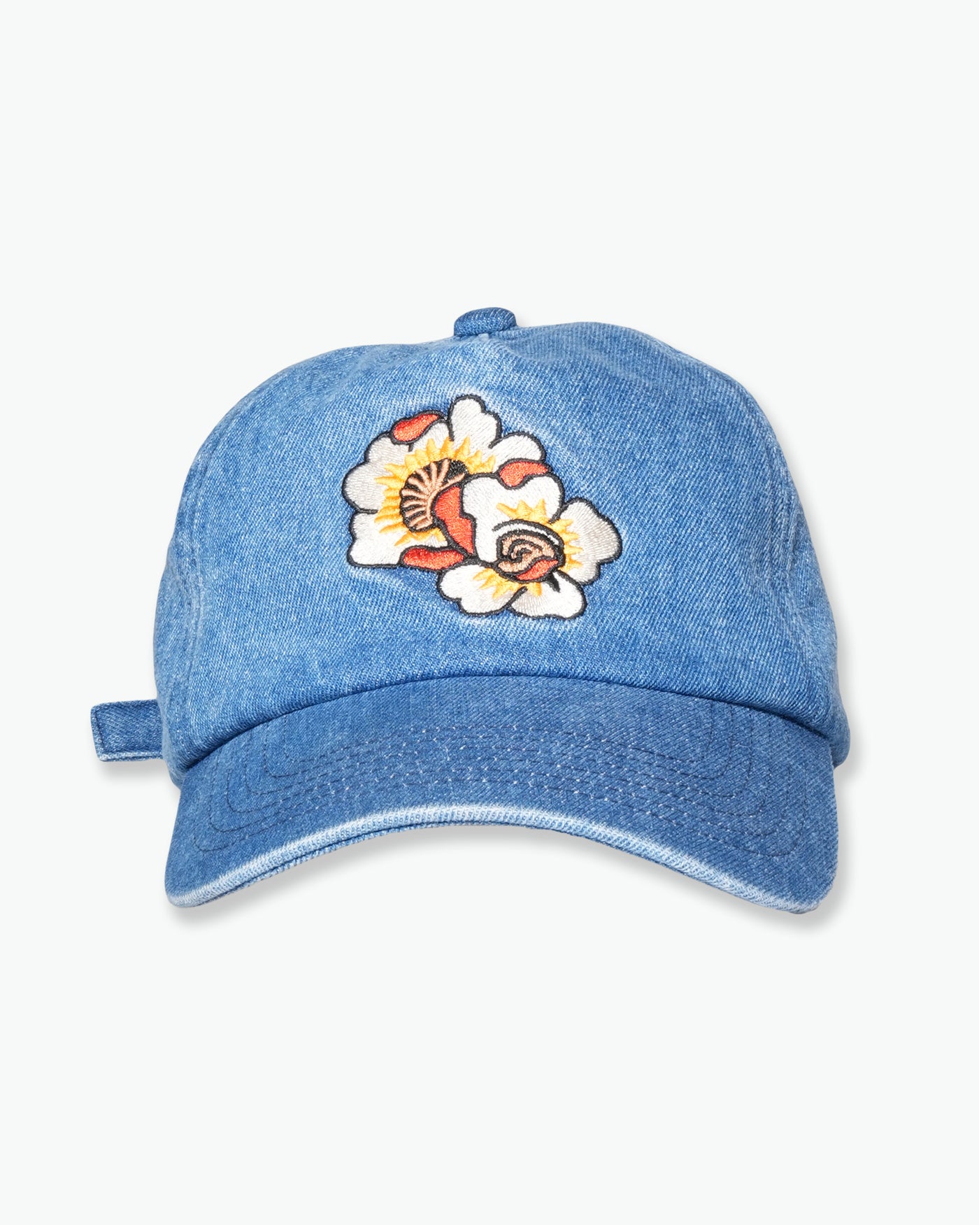 Petal of the Wind Washed Denim Hat / Faded Blue