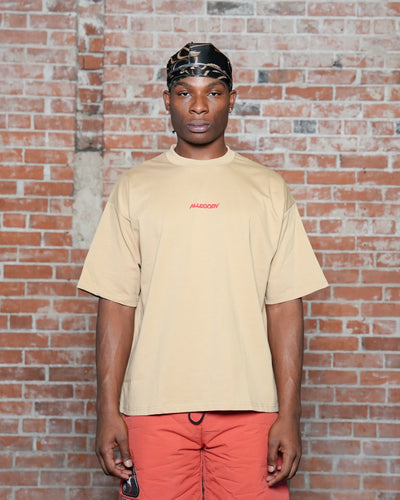 Masters Of Masters Heavyweight Cropped Fit Tee / Gold / Blue / Red