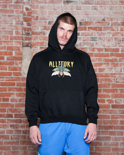 Evolution Cell Heavyweight Hoodie / Black