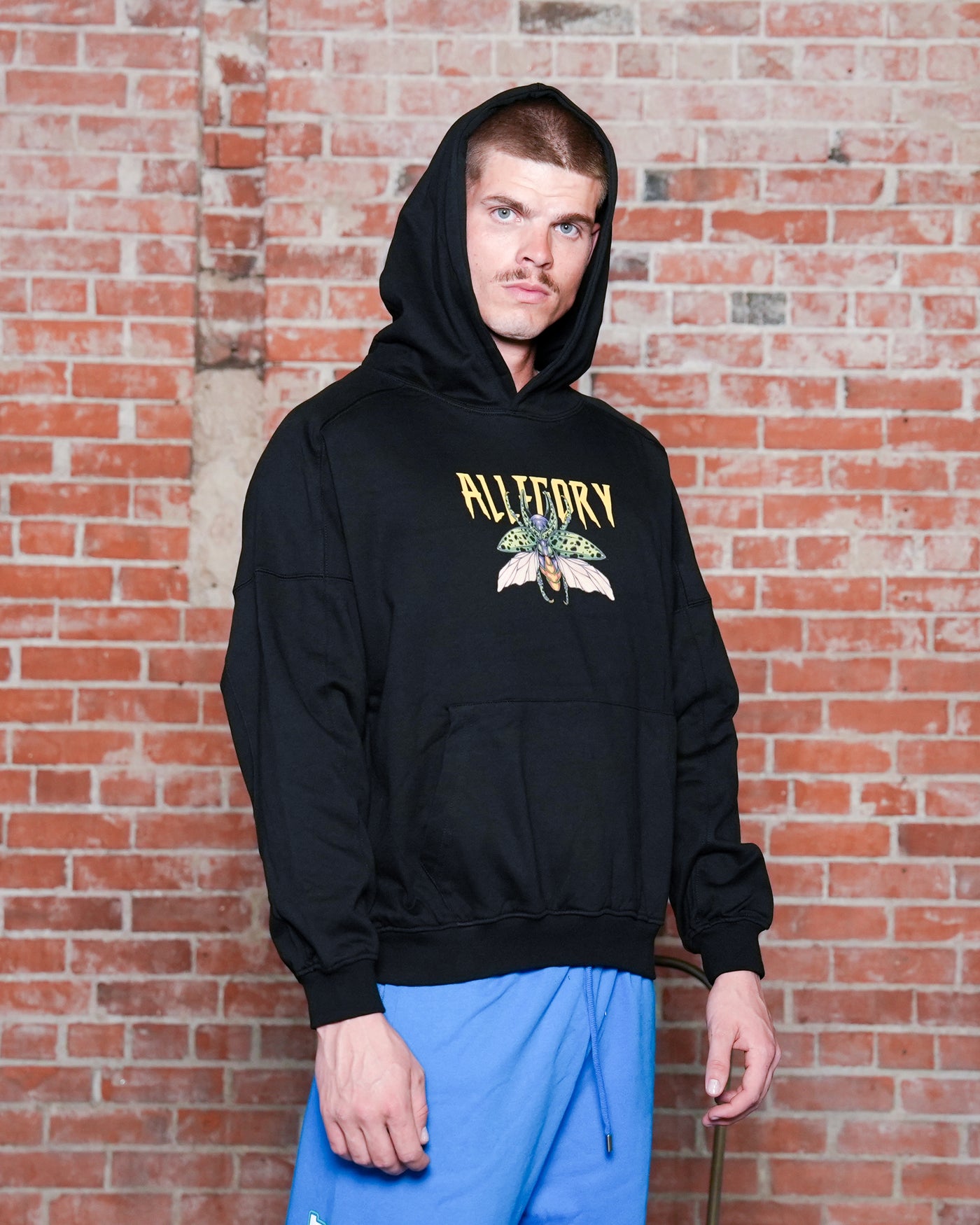 Evolution Cell Heavyweight Hoodie / Black