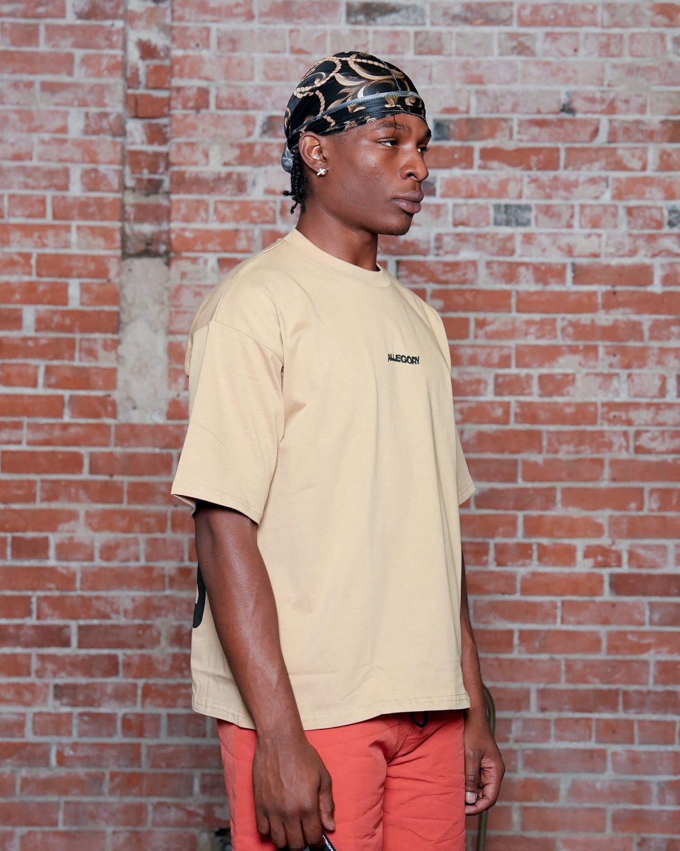 Masters Of Masters Heavyweight Cropped Fit  Tee / Gold / Black