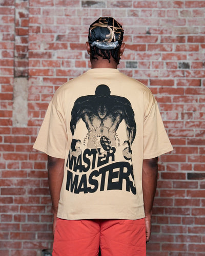 Masters Of Masters Heavyweight Cropped Fit  Tee / Gold / Black