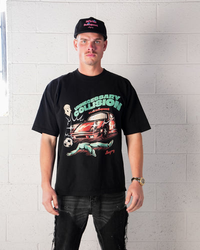 Unnecessary Collision Tee / Black