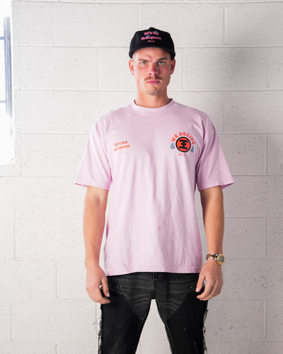 Spirit World Bureaucracy Tee / Vacation Pink