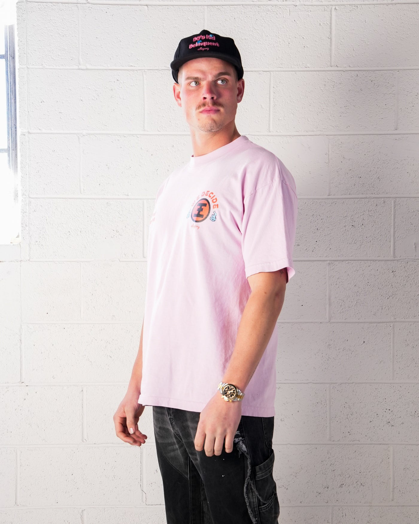 Spirit World Bureaucracy Tee / Vacation Pink