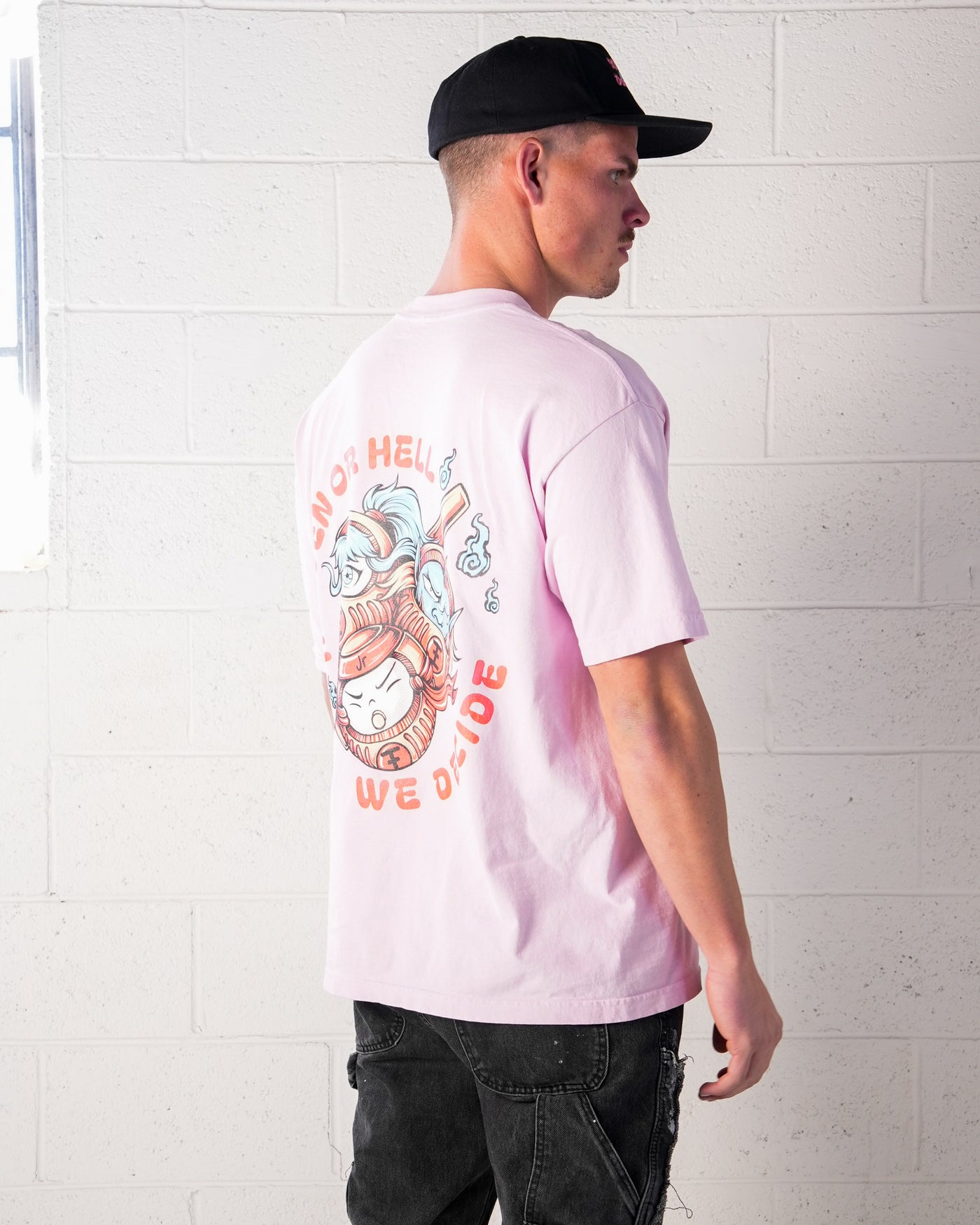 Spirit World Bureaucracy Tee / Vacation Pink