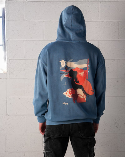 I'm Home Hoodie / Maya Blue