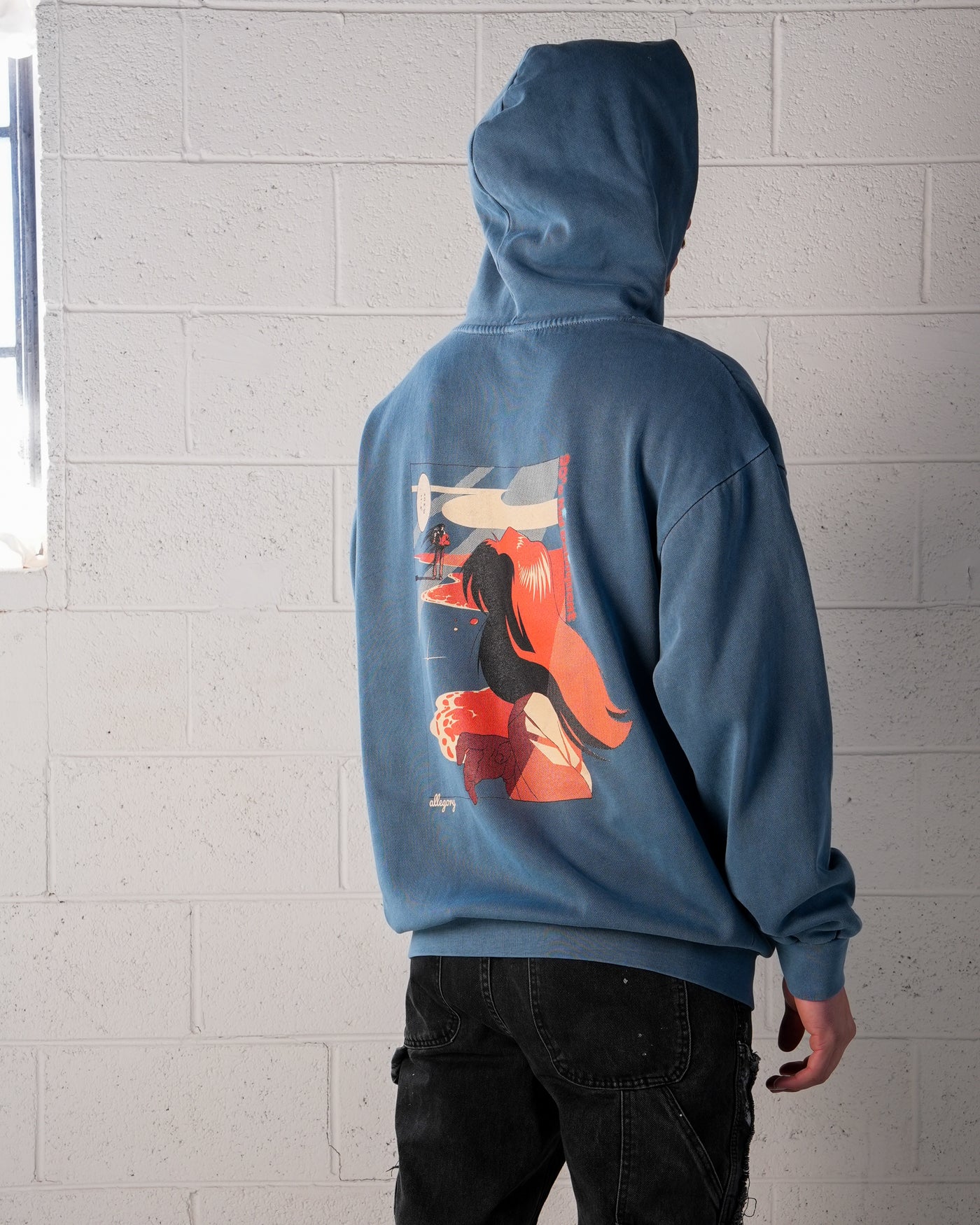 I'm Home Hoodie / Maya Blue