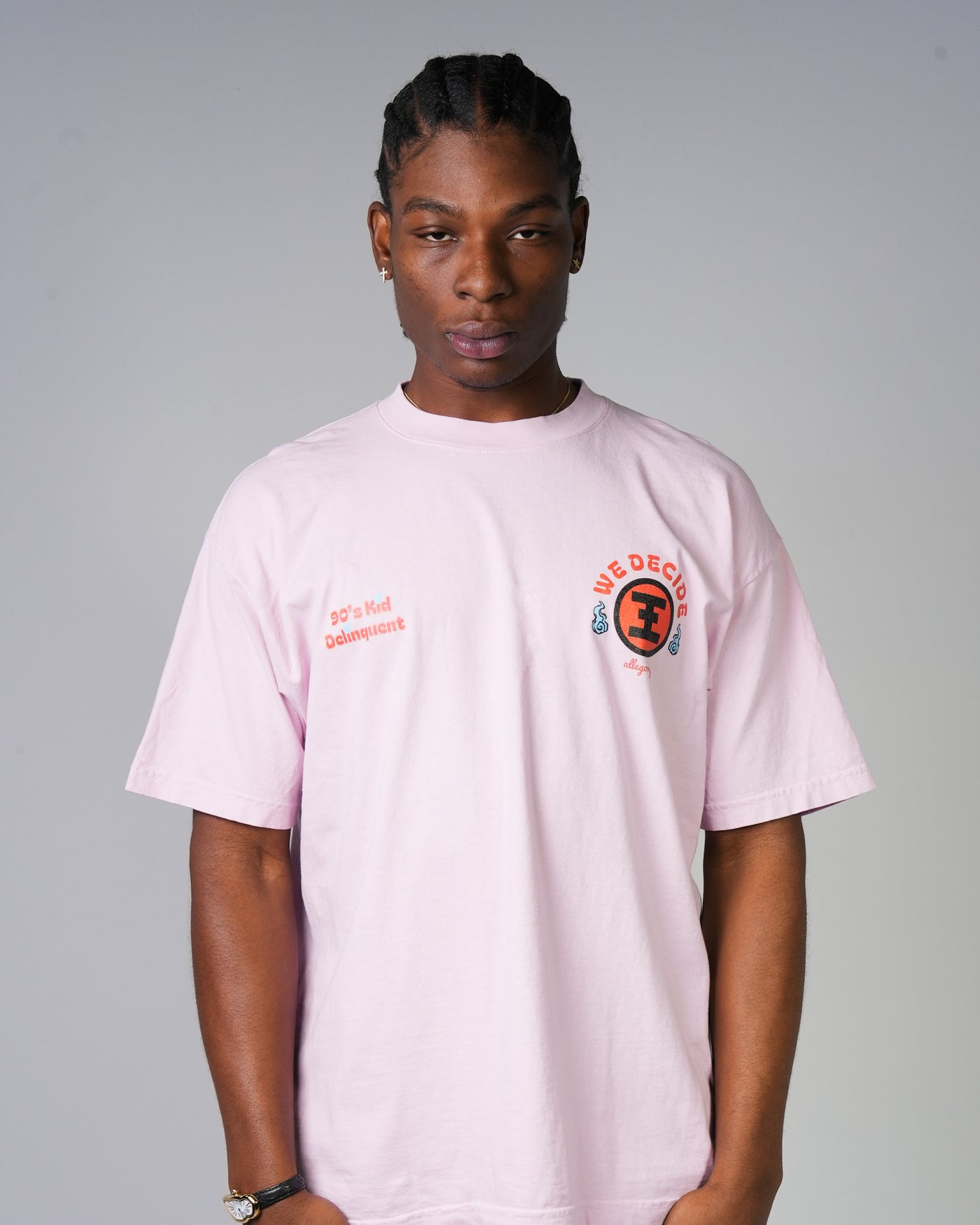 Spirit World Bureaucracy Tee / Vacation Pink