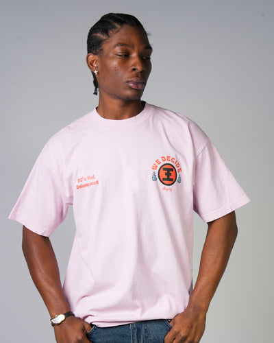 Spirit World Bureaucracy Tee / Vacation Pink