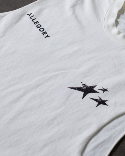 Birthmark Star Cut-Off Tank / Off White