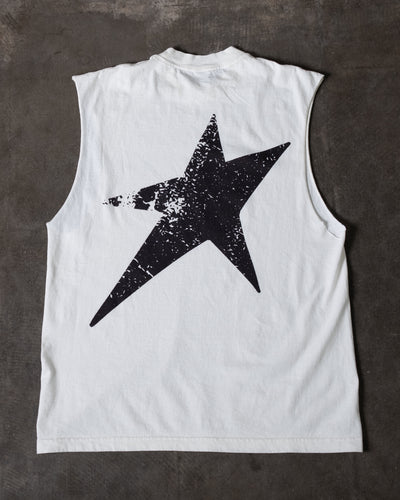 Birthmark Star Cut-Off Tank / Off White