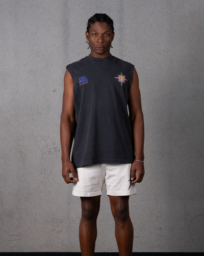 The Star Cut-Off Tank / Vintage Black