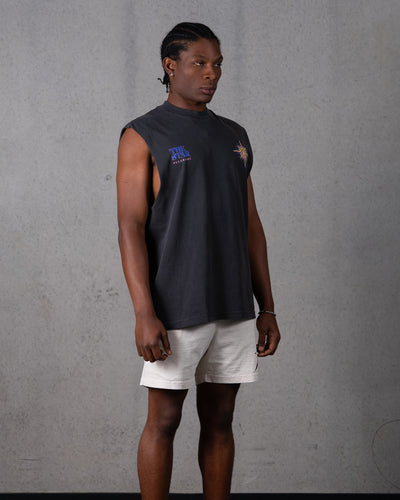 The Star Cut-Off Tank / Vintage Black