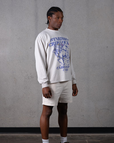 Stardust Crusaders In Egypt, Circa 1989 Long Sleeve Tee / Off White