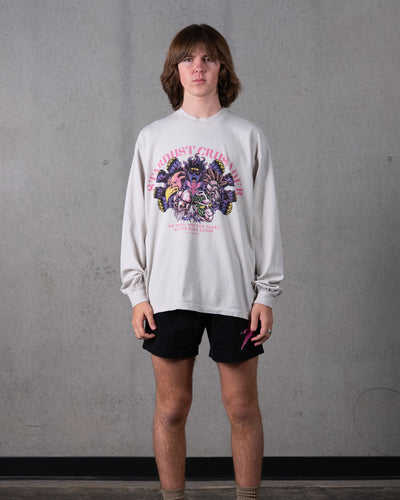 The Gang Stands Together Long Sleeve Tee / Off White