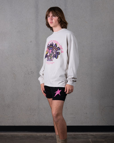 The Gang Stands Together Long Sleeve Tee / Off White