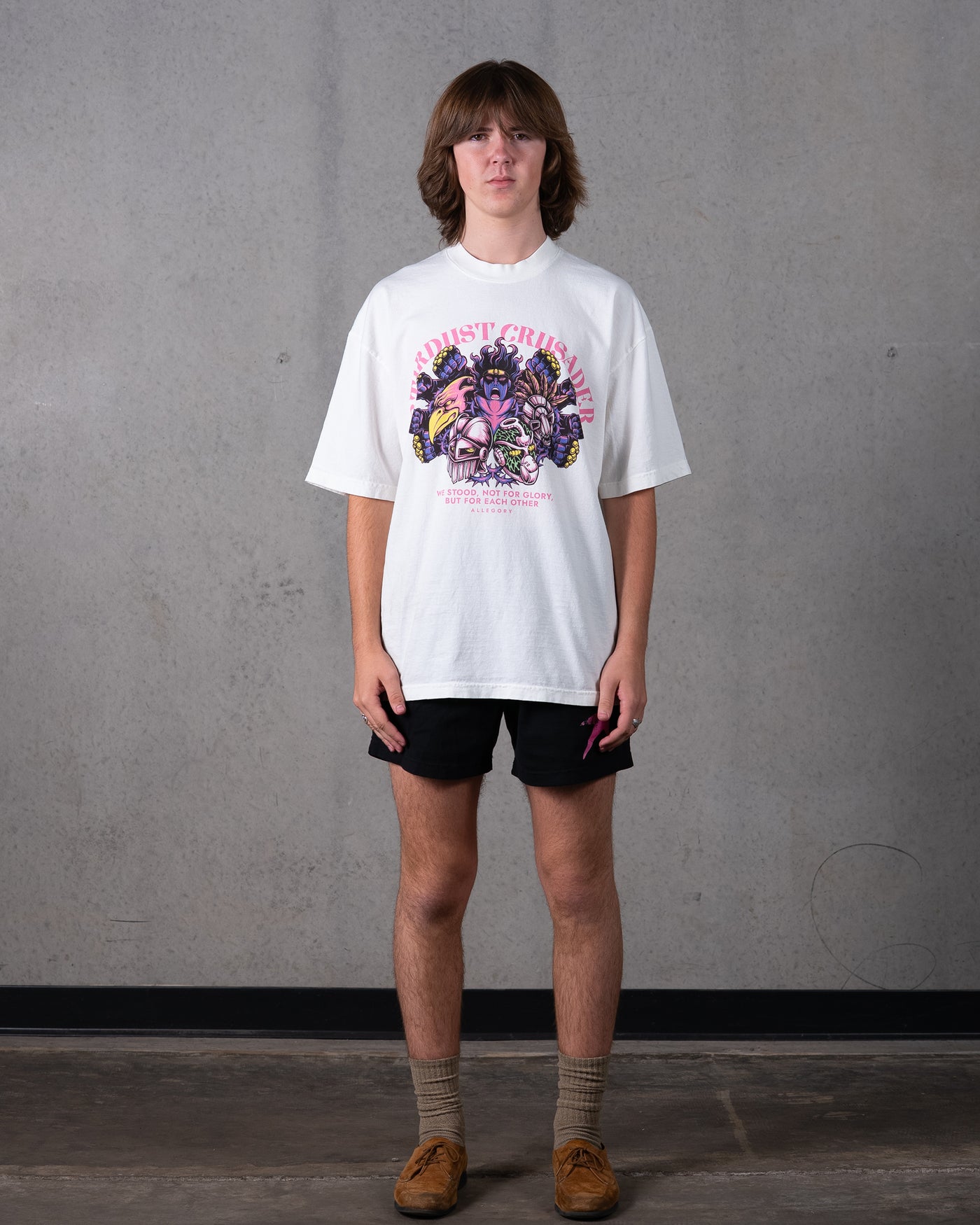 The Gang Stands Together Tee / Cream