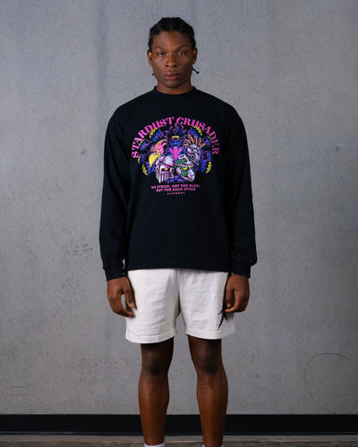 The Gang Stands Together Long Sleeve Tee / Black