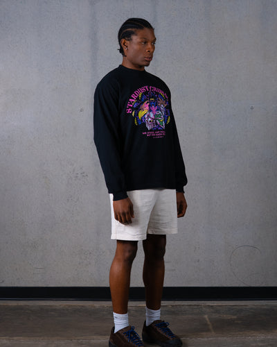 The Gang Stands Together Long Sleeve Tee / Black
