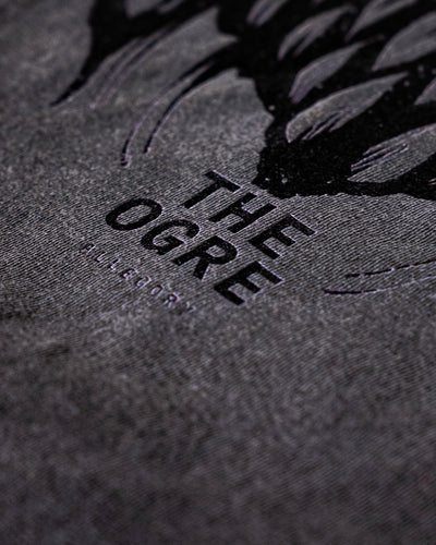 The Demon Back Long Sleeve Tee / Vintage Black