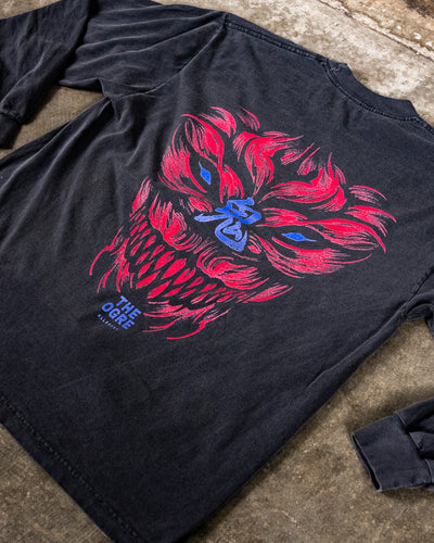 The Demon Back Long Sleeve Tee / Black