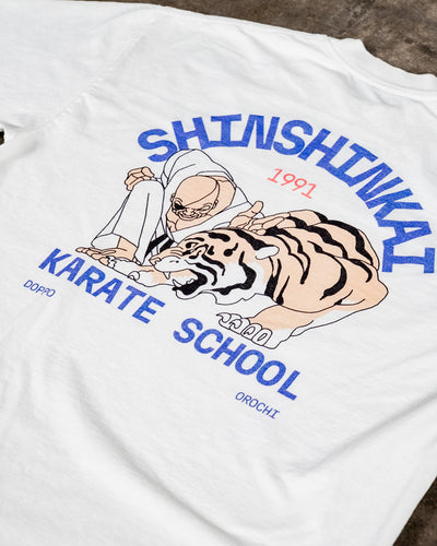 Shinshinkai Karate School Tee / Off White