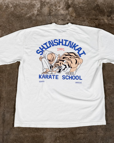 Shinshinkai Karate School Tee / Off White