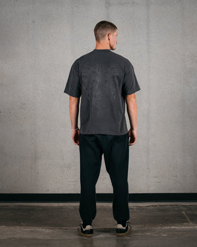 The Demon Back Tee / Vintage Black