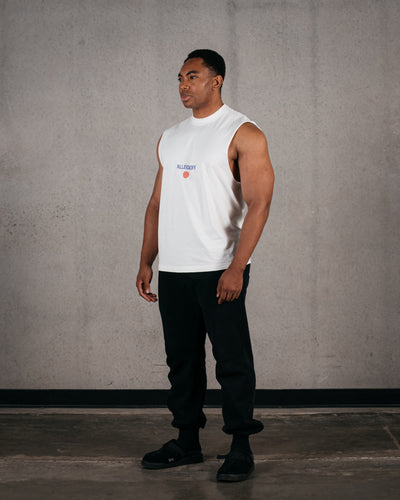 Shinshinkai Karate School Cut-Off Tank / Off White