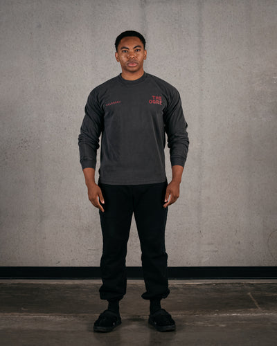 The Demon Back Long Sleeve Tee / Black