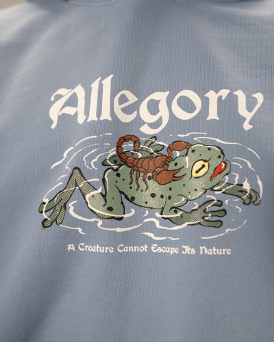 Scorpion and The Frog Tee / Soft Denim Blue