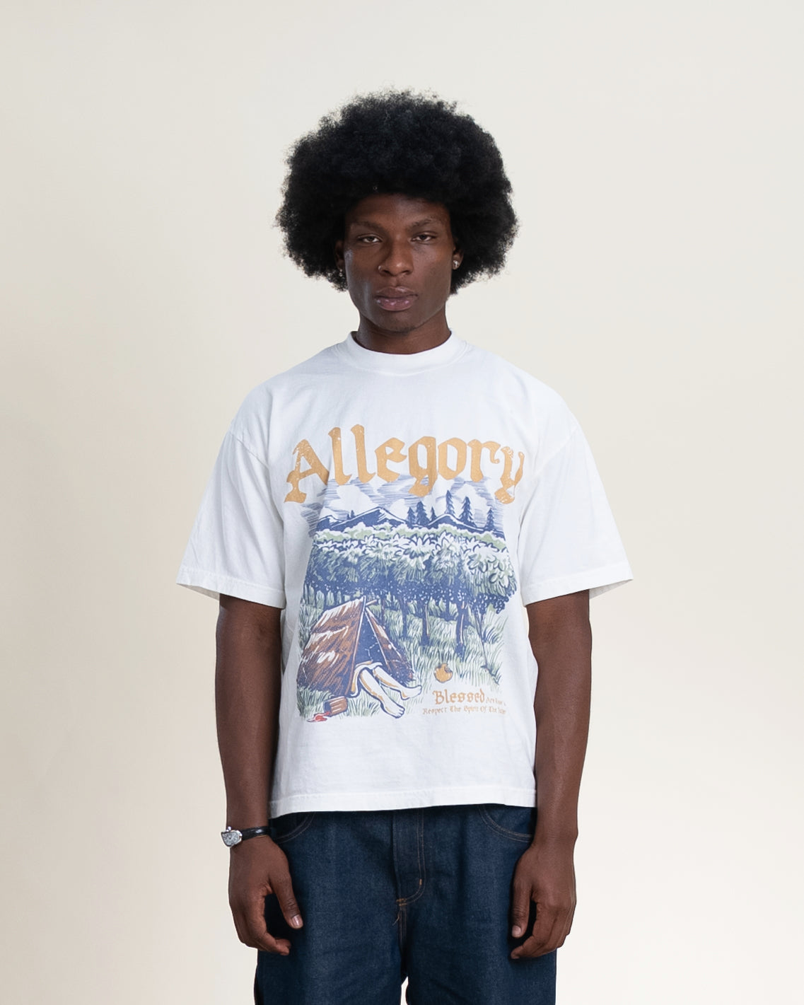 Noah's Drunkenness Tee / Off White-3