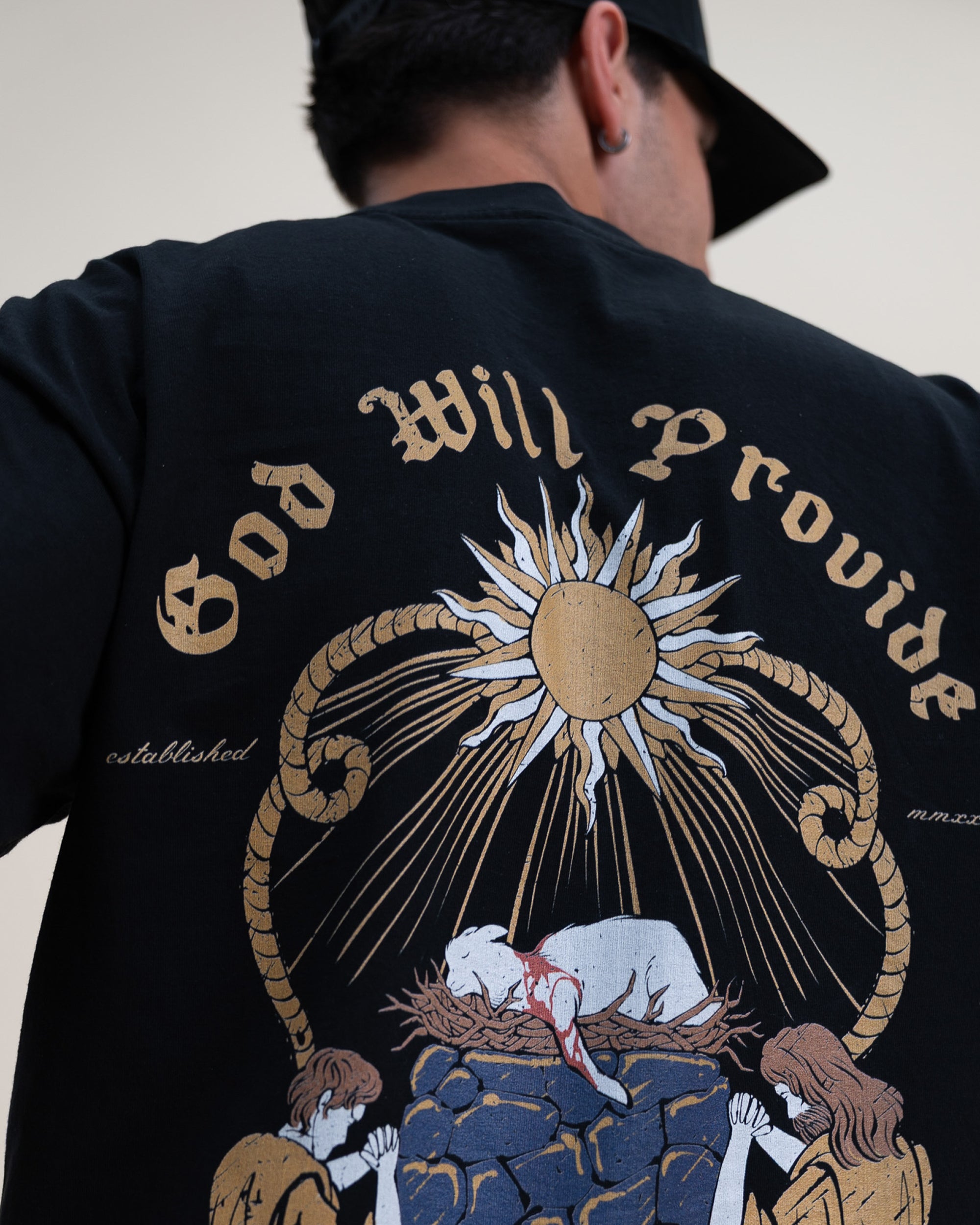 Ram In The Thicket Tee / Black-8